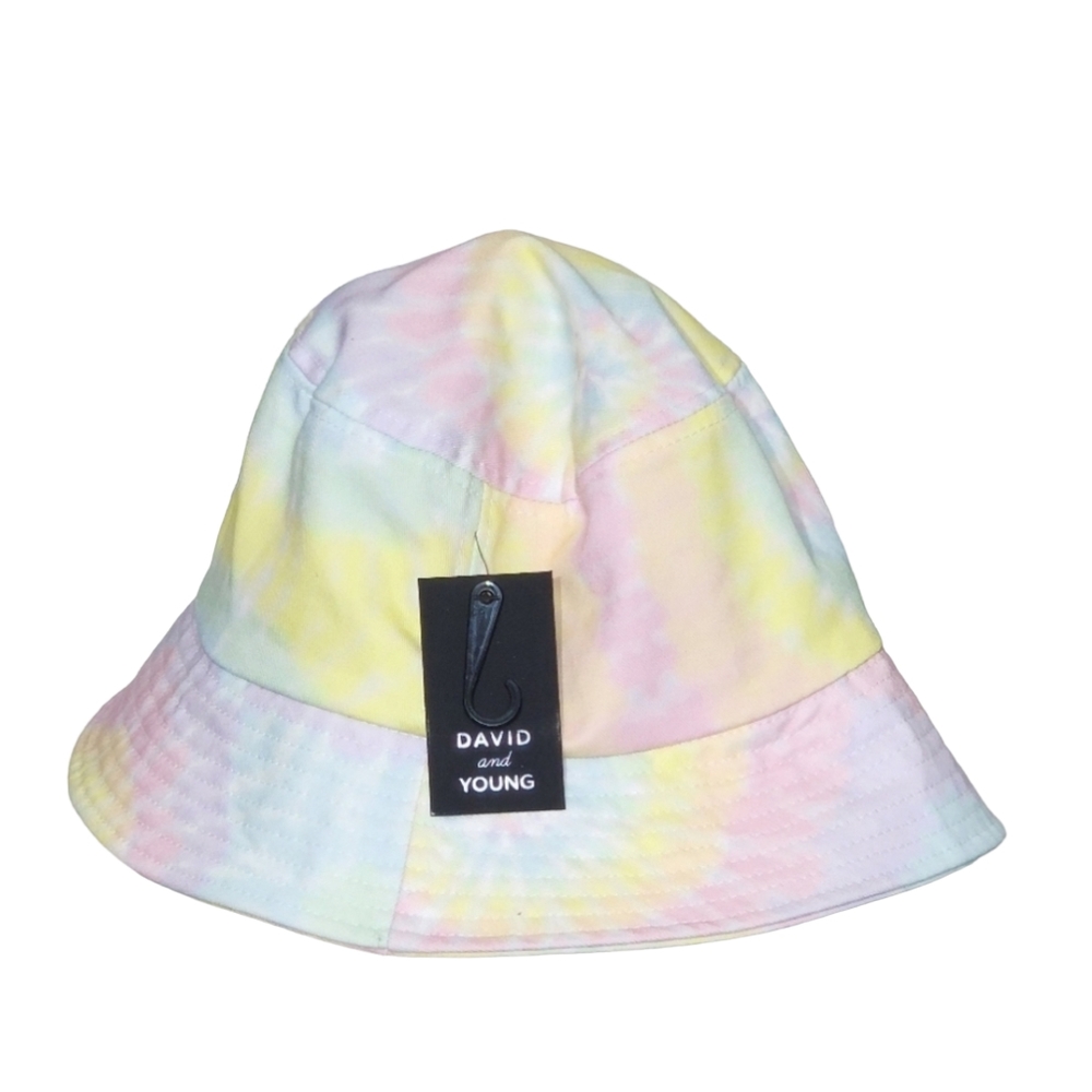 David and Young Pastel Tie Dye Bucket Hat - Picture 1 of 3